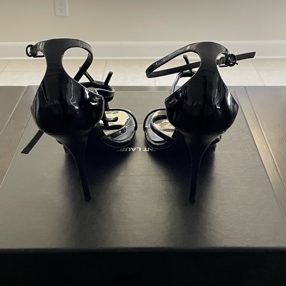 Saint Laurent (YSL) Cassandra High Heel Sandals - Size 38 - US 8 - Picture 5 of 6